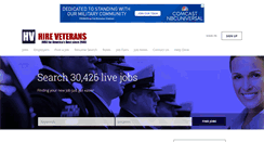 Desktop Screenshot of hireveterans.com